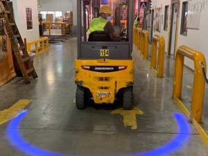 Safety Operation Zone – Targonca jelző rendszer
